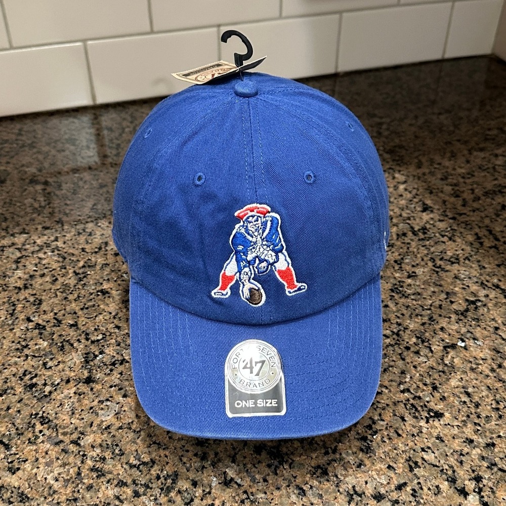 New England Patriots '47 Brand Clean Up Hat Blue Pat Patriot New